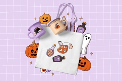 45 HALLOWEEN DOODLES | EPS PNG JPG Product Image 3