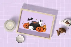45 HALLOWEEN DOODLES | EPS PNG JPG Product Image 5