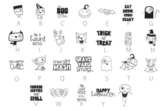 Halloweenies Dingbats Product Image 3