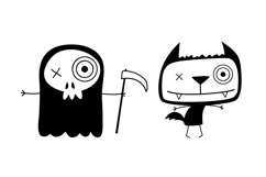 Halloweenies Dingbats Product Image 7