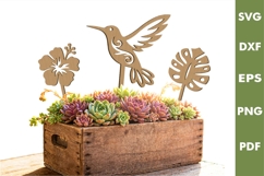 Plant Stakes Decoration |Garden Topper Laser cut SVG, Cricut Product Image 1