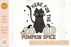 Here for the pumpkin spice PNG file for sublimation Product Image 1