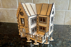 Charming Garden Cottage Laser Cut Dollhouse SVG Product Image 2