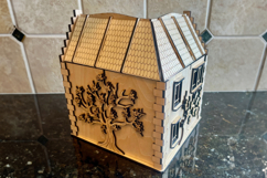 Charming Garden Cottage Laser Cut Dollhouse SVG Product Image 3