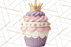 Princess Birthday Party Clipart, Fairytale Celebration Png Product Image 2