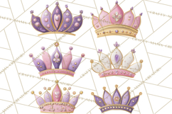 Princess Birthday Party Clipart, Fairytale Celebration Png Product Image 5