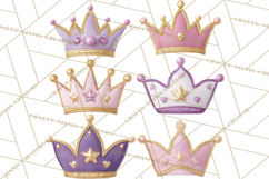 Princess Birthday Party Clipart, Fairytale Celebration Png Product Image 3