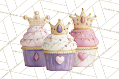 Princess Birthday Party Clipart, Fairytale Celebration Png Product Image 2