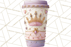 Princess Birthday Party Clipart, Fairytale Celebration Png Product Image 4