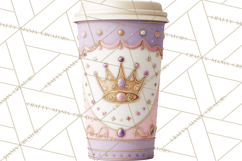 Princess Birthday Party Clipart, Fairytale Celebration Png Product Image 5