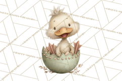 Easter Baby Animals Clipart PNG, Sleeping Baby Animals Product Image 3