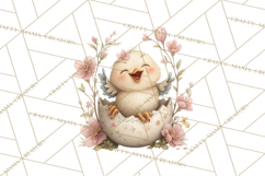Easter Baby Animals Clipart PNG, Sleeping Baby Animals Product Image 3