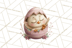 Easter Baby Animals Clipart PNG, Sleeping Baby Animals Product Image 2