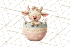 Easter Baby Animals Clipart PNG, Sleeping Baby Animals Product Image 3