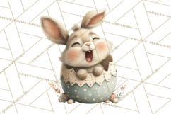 Easter Baby Animals Clipart PNG, Sleeping Baby Animals Product Image 3