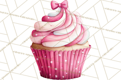 Watercolor Baby Shower Cakes PNG, Cupcakes, Tiered Desserts Product Image 3