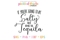 Sassy Tequila Lover SVG - Funny Party Design - Ladies Weekend Clipart
