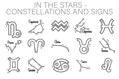 In the Stars Constellations Dingbats Product Image 1
