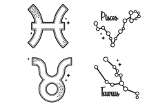 In the Stars Constellations Dingbats Product Image 2