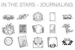 In the Stars Journaling Dingbats Product Image 1