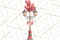 Valentine Animal Clipart Heart Balloon PNG Cute Love Art Product Image 4