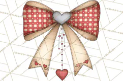 Farm Girl Valentine Clipart Pastel Country Watercolor PNG Product Image 5