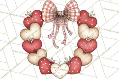 Farm Girl Valentine Clipart Pastel Country Watercolor PNG Product Image 3