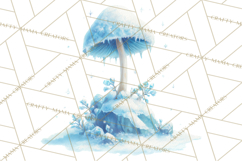 Chubby Winter Fairy PNG, Miniature Watercolor Winter Fairies Product Image 5