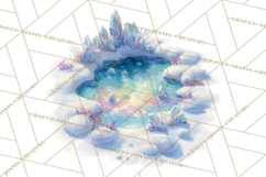 Chubby Winter Fairy PNG, Miniature Watercolor Winter Fairies Product Image 3