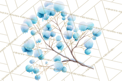 Chubby Winter Fairy PNG, Miniature Watercolor Winter Fairies Product Image 3