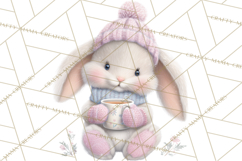 Winter Tea Party Animals PNG, Woodland Cozy Clipart Product Image 3