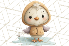 Cute Winter Farm Animals PNG, Cozy Snowy Animal Clipart Product Image 2