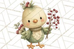 Cute Winter Farm Animals PNG, Cozy Snowy Animal Clipart Product Image 4
