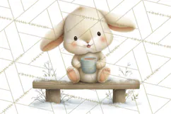 Cute Winter Farm Animals PNG, Cozy Snowy Animal Clipart Product Image 4