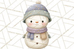 Cute Winter Farm Animals PNG, Cozy Snowy Animal Clipart Product Image 2