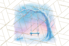 Chubby Winter Fairy PNG, Miniature Watercolor Winter Fairies Product Image 2