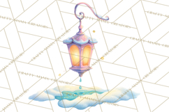 Chubby Winter Fairy PNG, Miniature Watercolor Winter Fairies Product Image 5