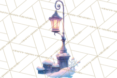 Chubby Winter Fairy PNG, Miniature Watercolor Winter Fairies Product Image 3