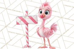 Winter Safari Baby Animals Clipart PNG Cute Holiday Clip Art Product Image 3