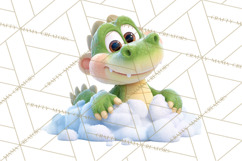 Winter Safari Baby Animals Clipart PNG Cute Holiday Clip Art Product Image 4