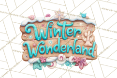 Winter Safari Baby Animals Clipart PNG Cute Holiday Clip Art Product Image 4