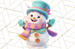 Winter Safari Baby Animals Clipart PNG Cute Holiday Clip Art Product Image 5