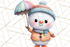 Snow Monster Clipart PNG Cute Winter Yeti Frost Gnome Art Product Image 5
