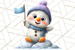 Snow Monster Clipart PNG Cute Winter Yeti Frost Gnome Art Product Image 2