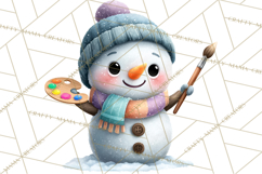 Snow Monster Clipart PNG Cute Winter Yeti Frost Gnome Art Product Image 4