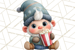 Snow Monster Clipart PNG Cute Winter Yeti Frost Gnome Art Product Image 3