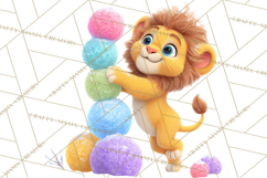 Winter Safari Baby Animals Clipart PNG Cute Holiday Clip Art Product Image 4