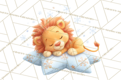 Winter Safari Baby Animals Clipart PNG Cute Holiday Clip Art Product Image 5