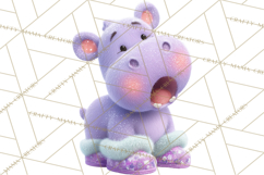 Winter Safari Baby Animals Clipart PNG Cute Holiday Clip Art Product Image 2