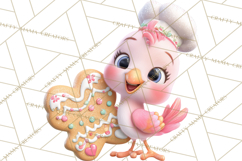 Winter Safari Baby Animals Clipart PNG Cute Holiday Clip Art Product Image 4